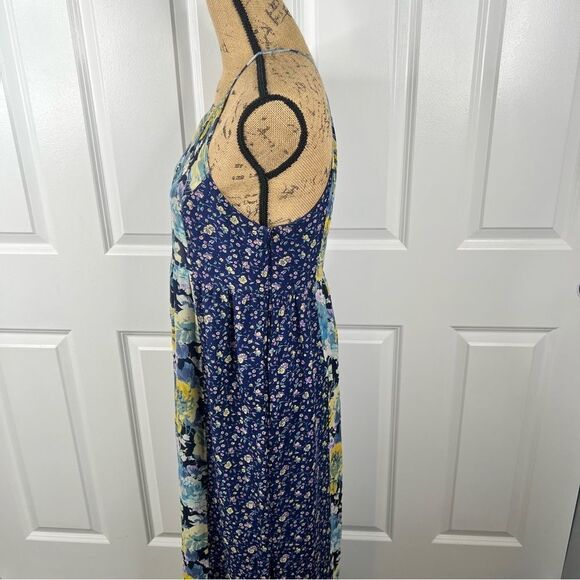 Sz 6 Joie Sleeveless Annati 100% Silk Maxi Floral Halter Dress $429 MSRP - Picture 4 of 11